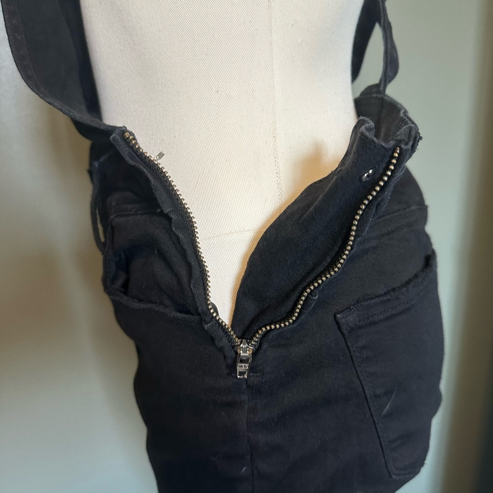 Black Denim Overalls- KANCAN size small - Picture 5 of 5